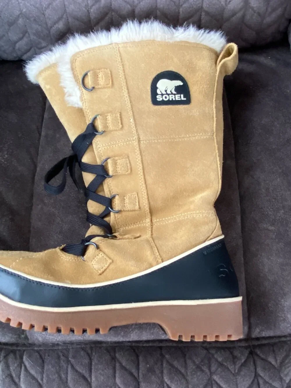 Sorel Women's Tan Tivoli High NL2093 373 Waterproof Winter Boots Size US 9 - Picture 7 of 10